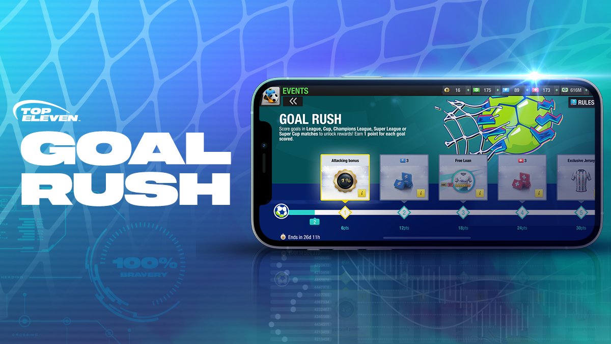 GOAL RUSH IS LIVE NOW Top Eleven